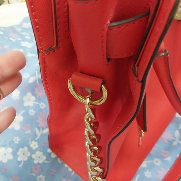 3253 Large Michael Kors Hamilton Leather Satchel Bag. - Picture 4 of 15